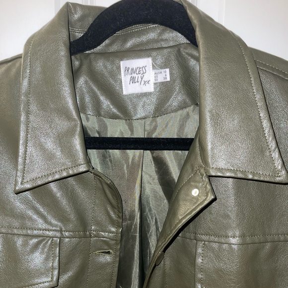 Princess Polly Leather Jacket - Picture 3 of 3